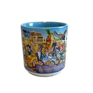 Vintage Walt Disney World 1996 Remember The Magic Coffee Mug 25th Anniversary